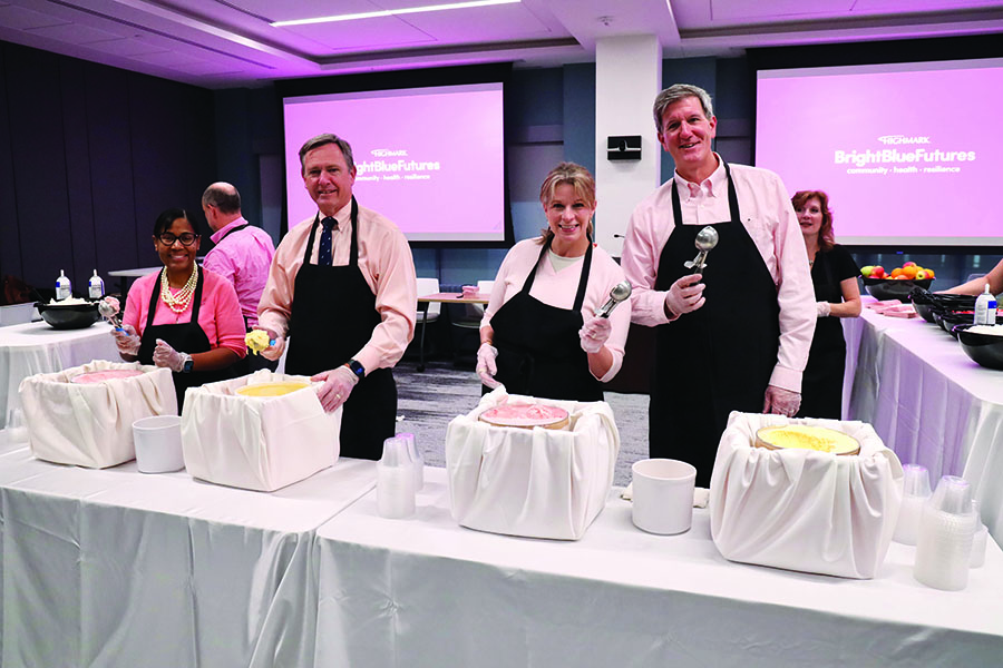 Highmark Executives serving ice cream