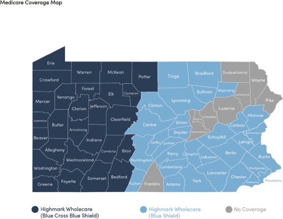 Medicare Service Area Map